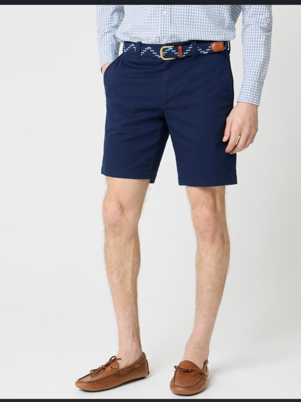 J.CREW Men's  9" flex chino short NWT Size 34